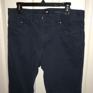 Men’s H&M dark blue pants (skinny)